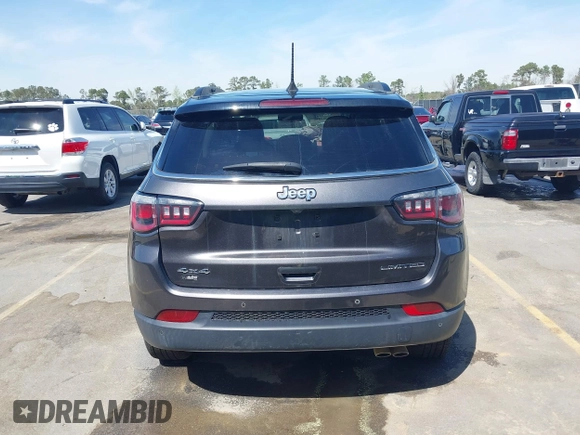 2018 Jeep Compass Limited with VIN 3C4NJDCB4JT436345, listed as a IAAI auction lot 41799163 with 71,778 mi miles and . Bid and sale history available at DreamBid. Image 16.
