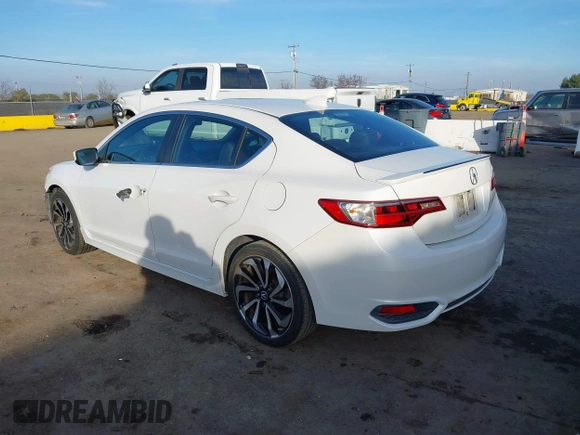 2016 Acura ILX w/Premium/A-SPEC Pkg with VIN 19UDE2F82GA016380, listed as a IAAI auction lot 41262198 with 55,656 mi miles. Bid and sale history available at carsss.com. Image 3.
