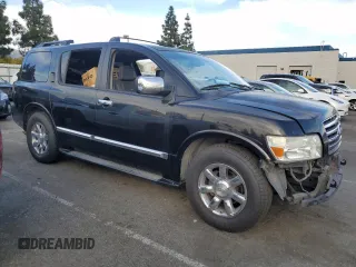 2004 Infiniti QX56 with VIN 5N3AA08A44N811844, listed as a Copart auction lot 81767923 with 224,847 mi miles and Salvage Title. Bid and sale history available at carsss.com. Image 4.