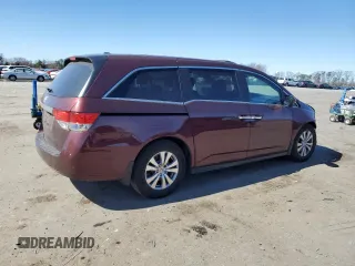 2017 Honda Odyssey EX-L with VIN 5FNRL5H66HB006354, listed as a Copart auction lot 49682455 with 250,935 mi miles and Salvage Title. Bid and sale history available at DreamBid. Image 3.