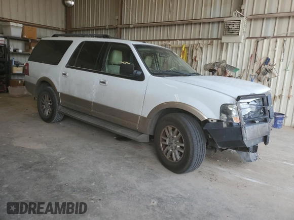 2012 Ford Expedition Max King Ranch with VIN 1FMJK1H53CEF05151, listed as a Copart auction lot 49463785 with 189,350 mi miles and Salvage title. Bid and sale history available at DreamBid. Image 4.