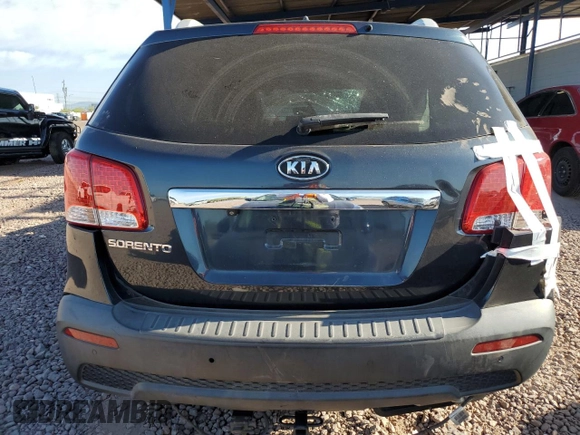 2013 Kia Sorento LX with VIN 5XYKT3A68DG328559, listed as a Copart auction lot 55668435 with 153,536 mi miles and Clean Title. Bid and sale history available at DreamBid. Image 6.