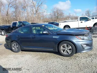 2014 Kia Optima Hybrid LX with VIN KNAGM4AD0E5064574, listed as a IAAI auction lot 41773748 with 250,994 mi miles. Bid and sale history available at carsss.com. Image 13.