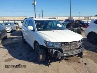 2018 Dodge Journey Crossroad with VIN 3C4PDDGG6JT499100, listed as a IAAI auction lot 41408887 with 113,036 mi miles. Bid and sale history available at carsss.com. Image 1.