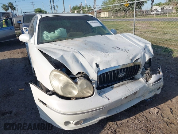 2005 Hyundai Sonata GLS with VIN KMHWF35H95A187681, listed as a IAAI auction lot 41998410 with 1 mi miles. Bid and sale history available at carsss.com. Image 1.