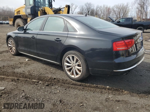 2011 Audi A8 with VIN WAUAVAFD9BN001074, listed as a Copart auction lot 51672175 with 130,823 mi miles and Non repairable. Bid and sale history available at DreamBid. Image 2.