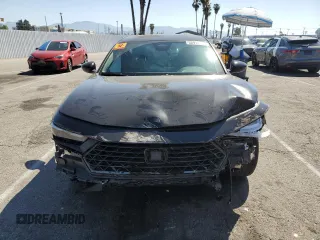 2025 Honda Accord Sport with VIN 1HGCY2F56SA010468, listed as a Copart auction lot 60351295 with 4,502 mi miles and Salvage title. Bid and sale history available at DreamBid. Image 5.