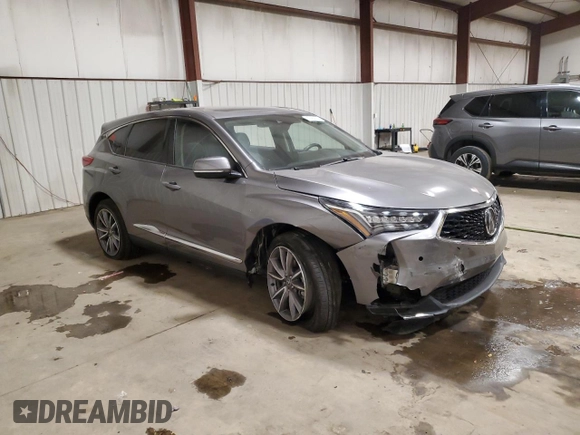 2023 Acura RDX w/Technology Package with VIN 5J8TC2H54PL008399, listed as a Copart auction lot 83084744 with 16,939 mi miles and Salvage Title. Bid and sale history available at carsss.com. Image 4.