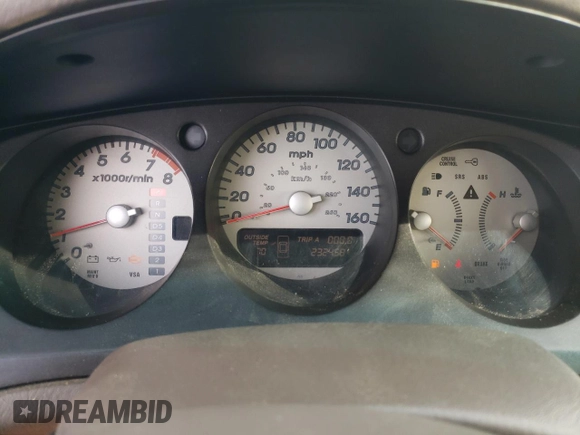 2002 Acura TL Type S with VIN 19UUA568X2A001664, listed as a Copart auction lot 86380604 with 232,458 mi miles and Clean Title. Bid and sale history available at carsss.com. Image 9.