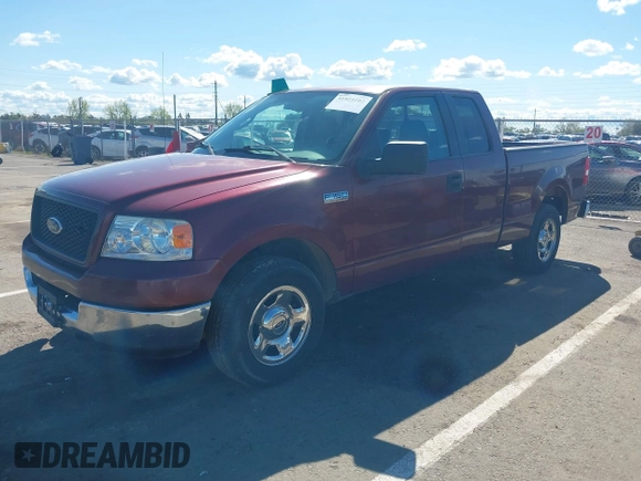 2005 Ford F-150 XLT with VIN 1FTPX125X5NB14753, listed as a IAAI auction lot 41923102 with 110,164 mi miles. Bid and sale history available at carsss.com. Image 2.