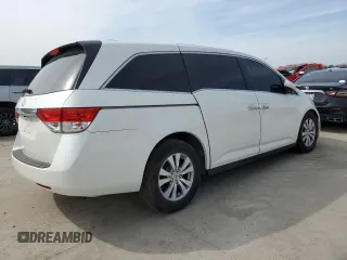 2016 Honda Odyssey EX-L with VIN 5FNRL5H63GB016354, listed as a Copart auction lot 44796235 with 169,581 mi miles and Salvage Title. Bid and sale history available at carsss.com. Image 3.