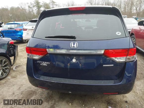 2016 Honda Odyssey SE with VIN 5FNRL5H38GB111448, listed as a IAAI auction lot 41754302 with 114,282 mi miles and . Bid and sale history available at DreamBid. Image 16.