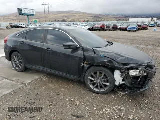2021 Honda Civic Sedan EX with VIN 19XFC1F3XME001792, listed as a Copart auction lot 47499455 with 55,902 mi miles and Salvage Title. Bid and sale history available at carsss.com. Image 4.