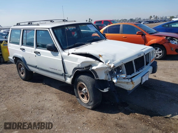 2001 Jeep Cherokee Sport with VIN 1J4FT48S81L507558, listed as a IAAI auction lot 41586992 with 279,132 mi miles. Bid and sale history available at carsss.com. Image 1.