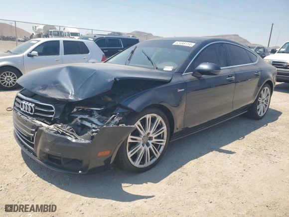 2015 Audi A7 3.0 Premium Plus with VIN WAUWGAFC3FN006526, listed as a Copart auction lot 62498114 with 77,221 mi miles and Salvage Title. Bid and sale history available at carsss.com. Image 1.