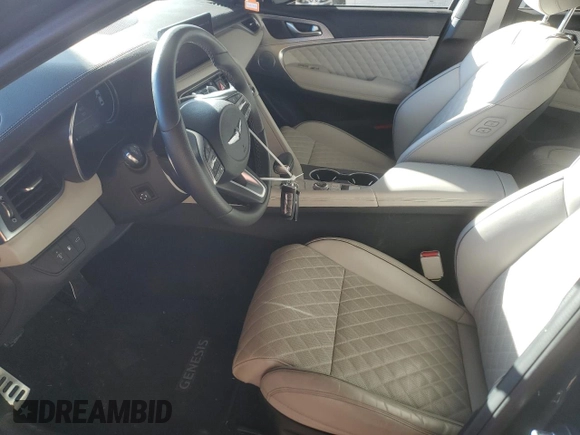 2022 Genesis G70 3.3T with VIN KMTG54TE0NU096602, listed as a Copart auction lot 82014334 with 17,127 mi miles and Salvage Title. Bid and sale history available at carsss.com. Image 7.