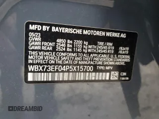 2023 BMW X1 xDrive28i с VIN WBX73EF04P5X15700, выставлен на аукционе Copart как лот 56488145 с пробегом 19 980 миль миль и Списание • Salvage title. История ставок и продаж доступна на DreamBid. Изображение 13.