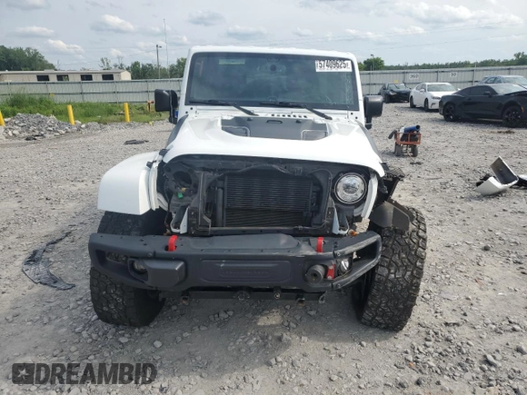 2017 Jeep Wrangler Unlimited Rubicon Recon with VIN 1C4BJWFG7HL696895, listed as a Copart auction lot 57409625 with 50,802 mi miles and Salvage title. Bid and sale history available at DreamBid. Image 5.