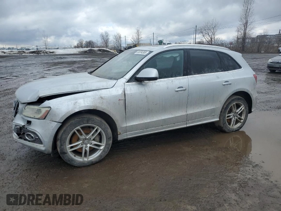 2014 Audi Q5 with VIN WA1DGCFP3EA042581, listed as a Copart auction lot 50334365 with 271,793 mi miles and Salvage title. Bid and sale history available at DreamBid. Image 1.