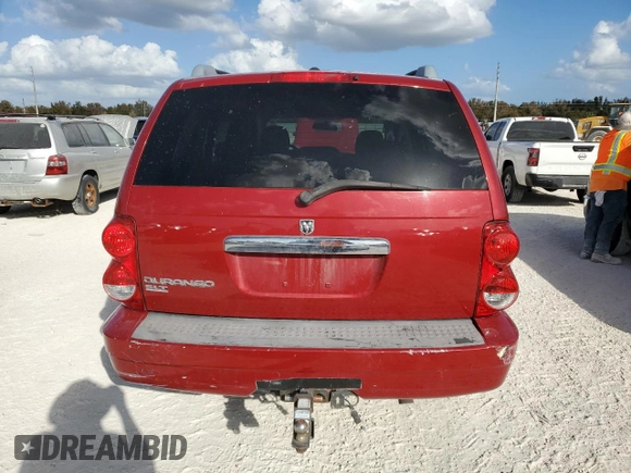 2008 Dodge Durango with VIN 1D8HD48K08F108455, listed as a Copart auction lot 77371614 with 106,812 mi miles and Non repairable. Bid and sale history available at DreamBid. Image 6.