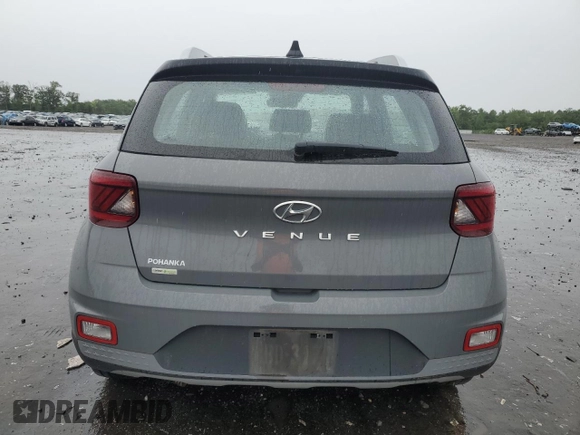 2022 Hyundai Venue SEL with VIN KMHRC8A31NU176041, listed as a Copart auction lot 58560355 with 59,621 mi miles and Salvage title. Bid and sale history available at DreamBid. Image 6.
