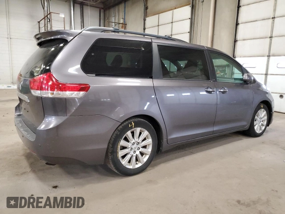 2011 Toyota Sienna XLE AAS with VIN 5TDYK3DCXBS028505, listed as a Copart auction lot 52927885 with 240,646 mi miles and Salvage Title. Bid and sale history available at DreamBid. Image 3.