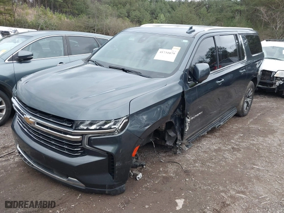 2021 Chevrolet Suburban LT with VIN 1GNSCCKD9MR266207, listed as a IAAI auction lot 41731079 with 107,761 mi miles. Bid and sale history available at carsss.com. Image 17.