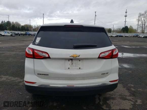 2018 Chevrolet Equinox LT with VIN 2GNAXSEV1J6258849, listed as a Copart auction lot 50948665 with 106,438 mi miles and Salvage Title. Bid and sale history available at carsss.com. Image 6.