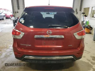2014 Nissan Pathfinder SV with VIN 5N1AR2MM4EC657565, listed as a Copart auction lot 60885235 with 135,665 mi miles and Clean title. Bid and sale history available at DreamBid. Image 6.