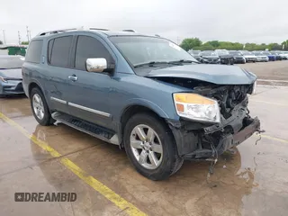 2012 Nissan Armada Platinum z VIN 5N1BA0NF0CN600149, wystawiony jako IAAI lot #41867379 z przebiegiem 164 725 mil mil oraz . Historia ofert i sprzedaży dostępna na DreamBid. Obrazek 1.