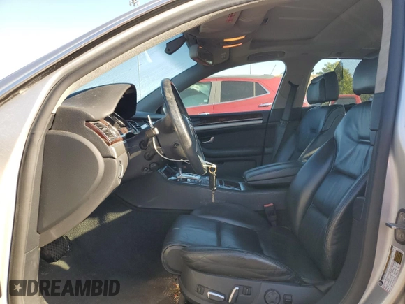 2007 Audi A8 L 4.2L with VIN WAUMV44E77N025911, listed as a Copart auction lot 74821004 with 184,166 mi miles and Salvage Title. Bid and sale history available at carsss.com. Image 7.