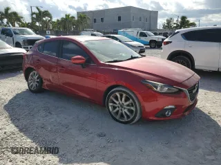 2015 Mazda 3 S Grand Touring with VIN JM1BM1M38F1255828, listed as a Copart auction lot 44908875 with 82,119 mi miles and Salvage Title. Bid and sale history available at DreamBid. Image 4.