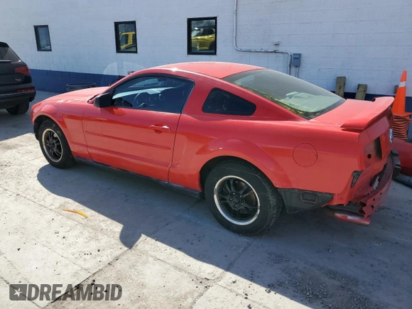 2008 Ford Mustang Deluxe with VIN 1ZVHT80N385153648, listed as a Copart auction lot 48418445 with 180,196 mi miles and Salvage Title. Bid and sale history available at carsss.com. Image 2.