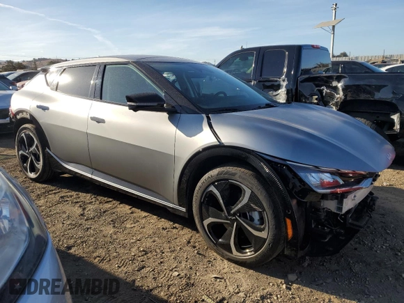 2022 Kia EV6 Wind with VIN KNDC3DLC8N5036028, listed as a Copart auction lot 78536044 with 29,396 mi miles and Salvage Title. Bid and sale history available at carsss.com. Image 4.