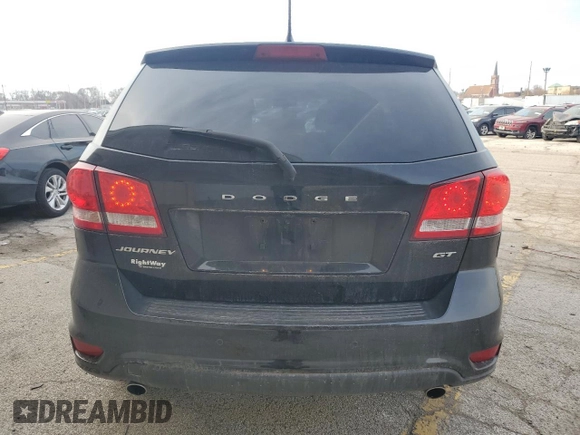 2017 Dodge Journey GT with VIN 3C4PDCEG4HT636722, listed as a Copart auction lot 48966635 with 86,249 mi miles and Salvage Title. Bid and sale history available at carsss.com. Image 6.