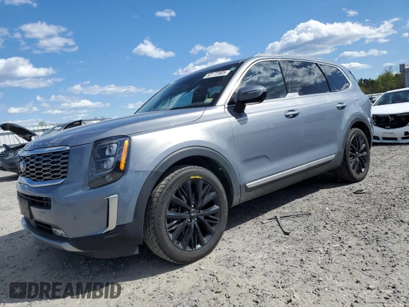 2020 Kia Telluride SX with VIN 5XYP5DHC4LG084960, listed as a Copart auction lot 53172905 with 74,757 mi miles and Salvage title. Bid and sale history available at DreamBid. Image 1.