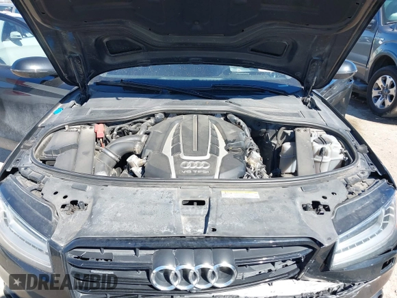 2017 Audi A8 L Sport with VIN WAU43AFD2HN000635, listed as a IAAI auction lot 41686835 with 91,203 mi miles. Bid and sale history available at carsss.com. Image 10.