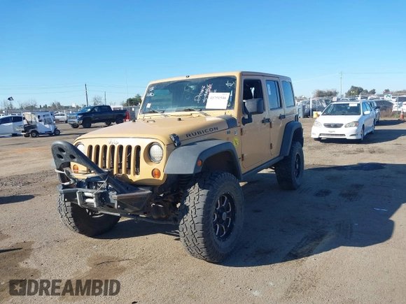 2013 Jeep Wrangler Unlimited Rubicon with VIN 1C4BJWFG3DL632668, listed as a IAAI auction lot 41751546 with 153,149 mi miles. Bid and sale history available at carsss.com. Image 2.