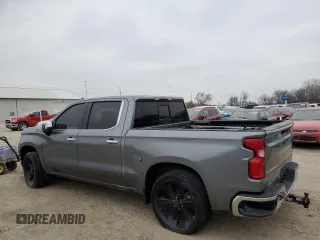 2021 Chevrolet Silverado 1500 LTZ with VIN 1GCUYGET5MZ135627, listed as a Copart auction lot 46025674 with Not Provided miles and Salvage Title. Bid and sale history available at DreamBid. Image 2.