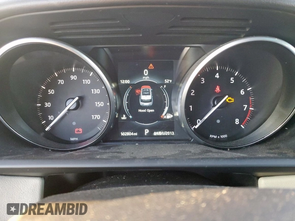 2016 Land Rover Range Rover Sport HSE with VIN SALWR2PF4GA585507, listed as a Copart auction lot 49971065 with 102,804 mi miles and Clean Title. Bid and sale history available at DreamBid. Image 9.