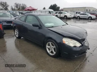 2002 Acura RSX Type S with VIN JH4DC530X2C034772, listed as a Copart auction lot 84755604 with 288,494 mi miles and Salvage Title. Bid and sale history available at carsss.com. Image 4.