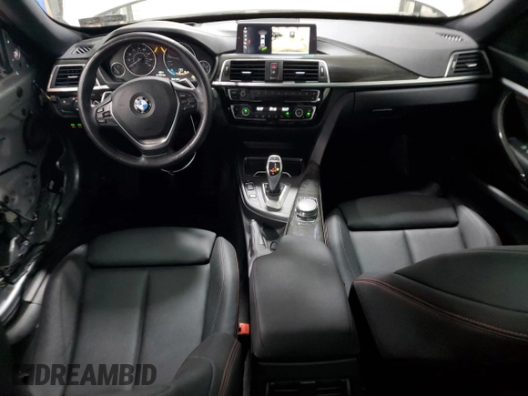 2018 BMW 3 Series 330i xDrive with VIN WBA8Z9C52JG828741, listed as a Copart auction lot 61457015 with 87,064 mi miles and Salvage title. Bid and sale history available at DreamBid. Image 8.