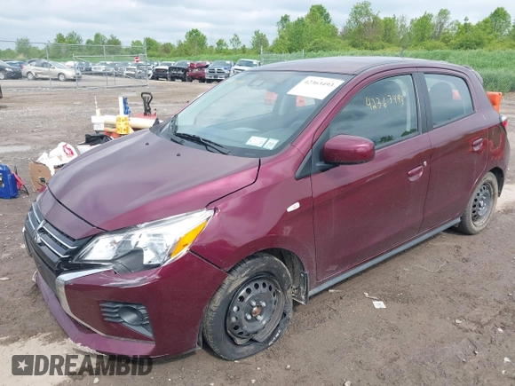 2024 Mitsubishi Mirage ES with VIN ML32AUHJ6RH002301, listed as a IAAI auction lot 42363493 with 13,949 mi miles and . Bid and sale history available at DreamBid. Image 18.