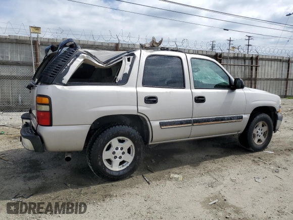 2004 Chevrolet Tahoe LS with VIN 1GNEC13V14J303631, listed as a Copart auction lot 50453085 with 182,350 mi miles and Clean Title. Bid and sale history available at carsss.com. Image 3.