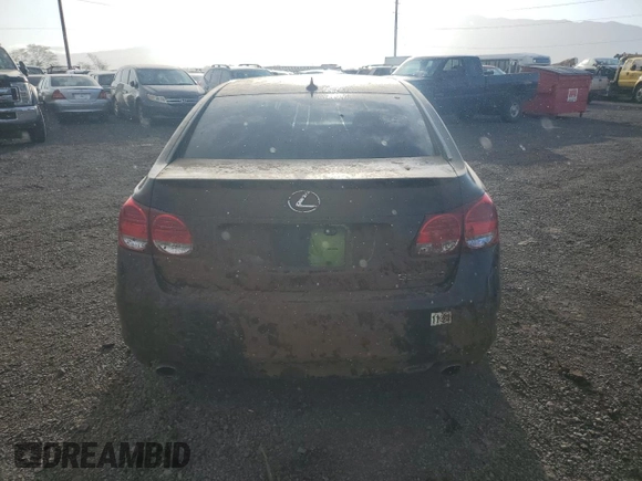 2008 Lexus GS 350 with VIN JTHBE96S280032756, listed as a Copart auction lot 43756355 with 170,707 mi miles and Salvage Title. Bid and sale history available at carsss.com. Image 6.