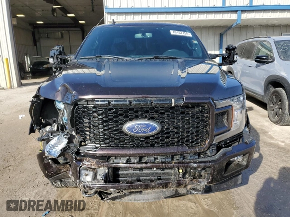 2019 Ford F-150 XL with VIN 1FTEW1E40KFB45531, listed as a Copart auction lot 48167455 with 108,434 mi miles and Salvage Title. Bid and sale history available at carsss.com. Image 5.
