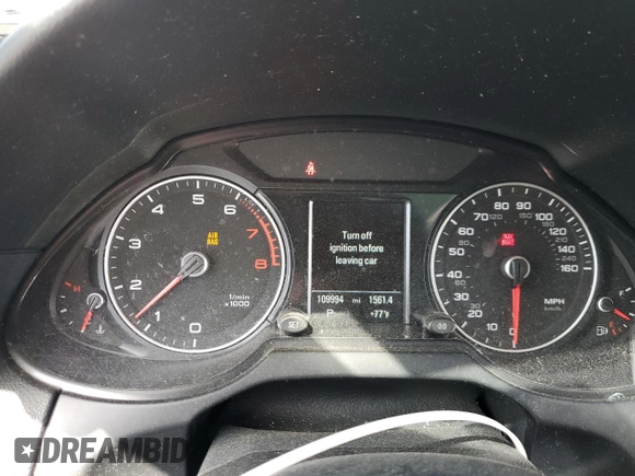 2015 Audi Q5 Premium Plus with VIN WA1LFAFPXFA139586, listed as a Copart auction lot 57821705 with 109,994 mi miles and Salvage title. Bid and sale history available at DreamBid. Image 9.