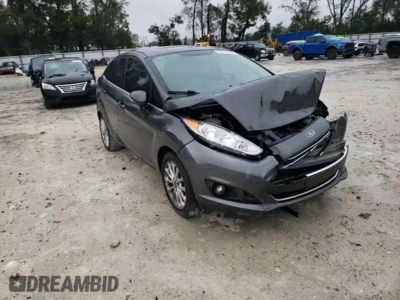 2017 Ford Fiesta Titanium with VIN 3FADP4CJ4HM123260, listed as a Copart auction lot 46355095 with 69,398 mi miles and Salvage Title. Bid and sale history available at carsss.com. Image 10.