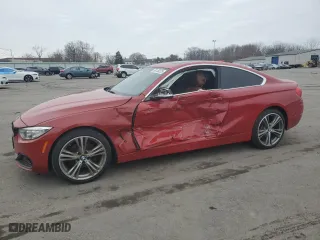 2016 BMW 4 Series 428i xDrive with VIN WBA3N9C5XGK250545, listed as a Copart auction lot 88158225 with 76,824 mi miles and Salvage Title. Bid and sale history available at carsss.com. Image 1.