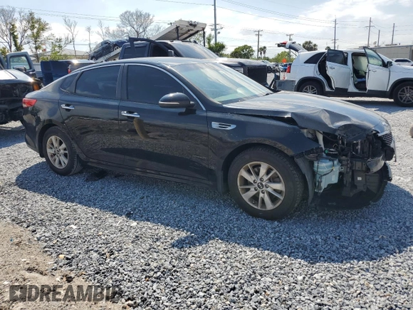 2017 Kia Optima LX with VIN 5XXGT4L34HG129503, listed as a Copart auction lot 48972245 with 99,796 mi miles and Salvage Title. Bid and sale history available at carsss.com. Image 4.